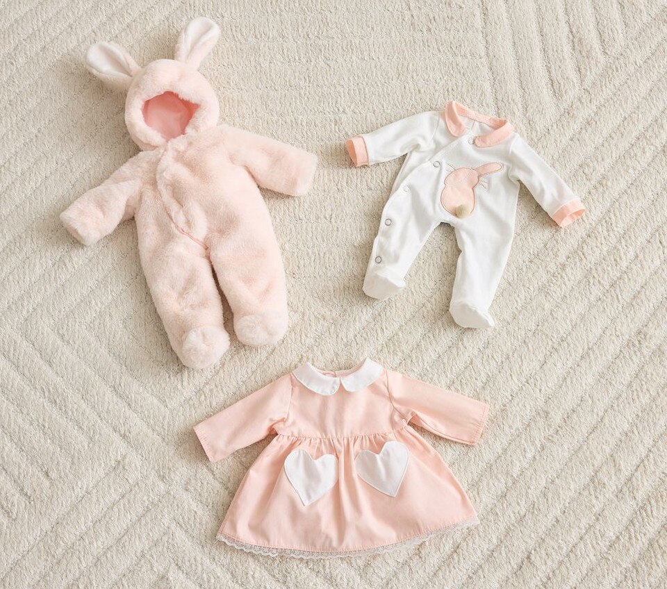 Baby-Themed Pink Storage Wardrobe with Teddy Bear Design